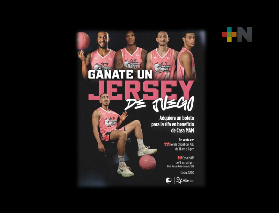 Halcones Rojos rifará con causa, jerseys edición Serie Rosa